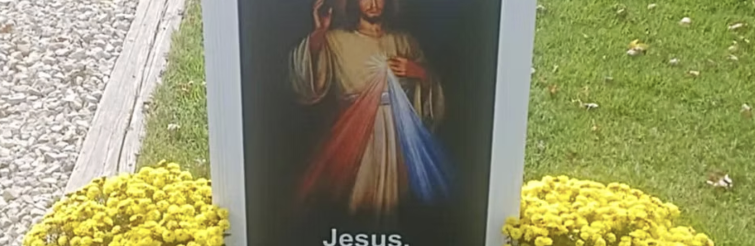 Photo of a Divinity yard sign